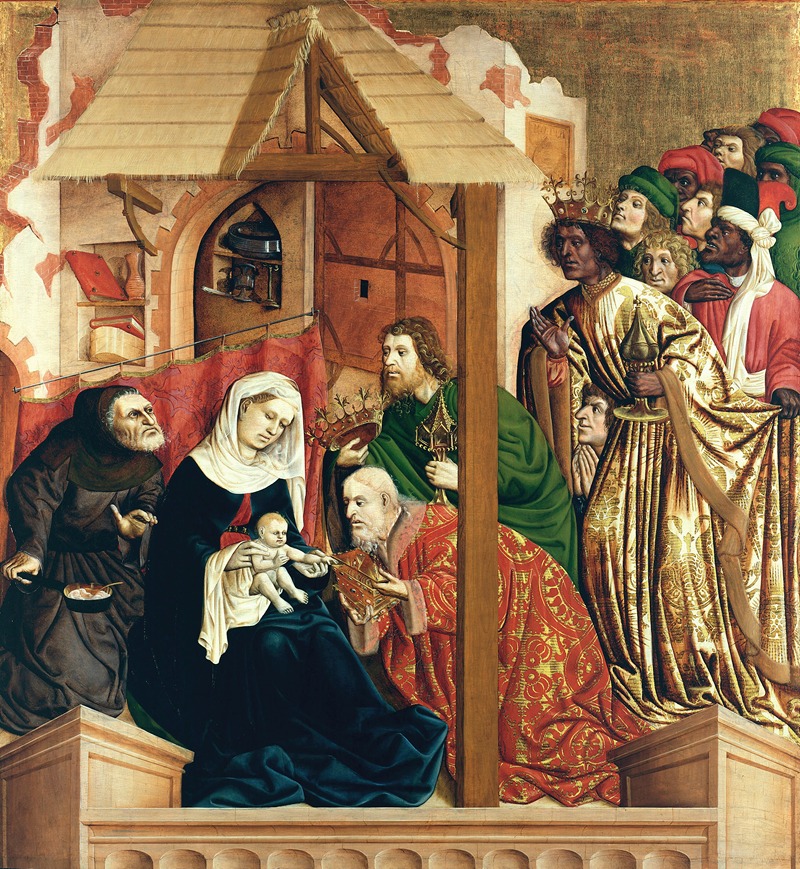 Hans Multscher - Adoration of the Magi; The Wings of the Wurzach Altar