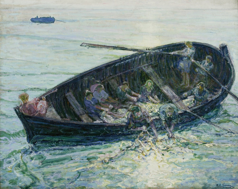 Henry Ossawa Tanner - The Miraculous Haul of Fishes