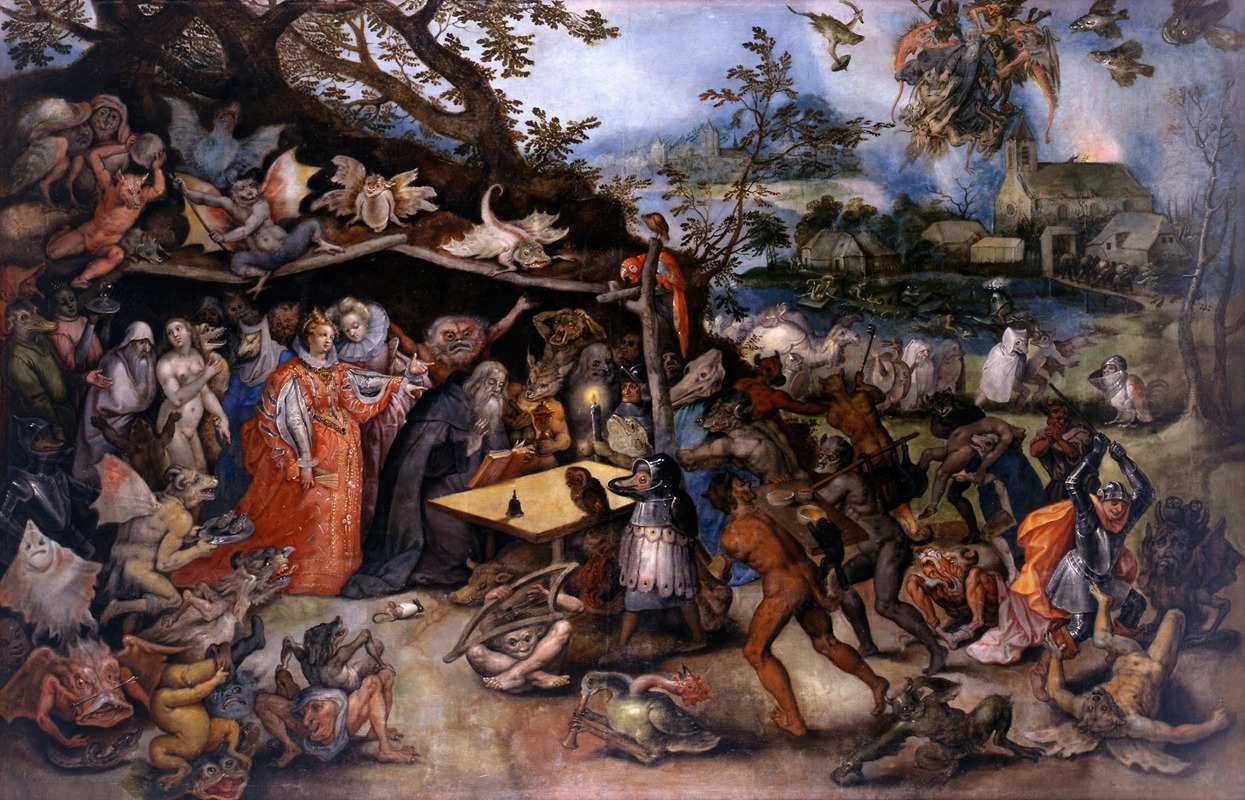 Jan Brueghel The Elder - The Temptation of Saint Anthony