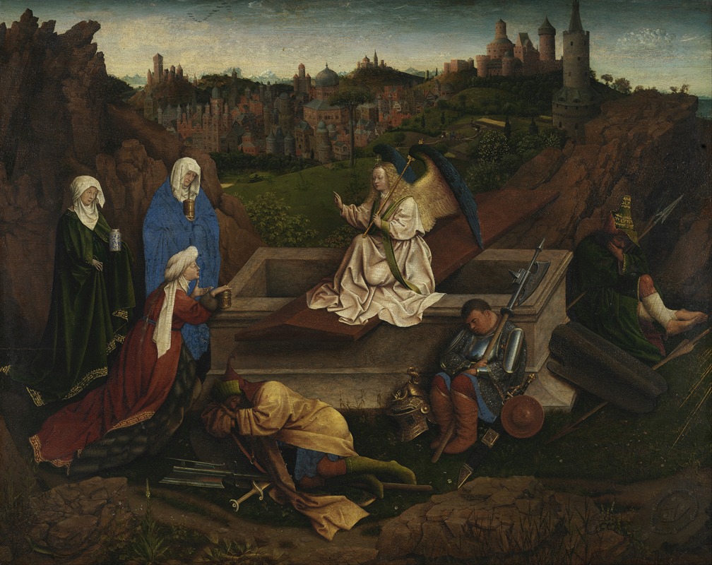 Jan van Eyck - The Three Marys at the Tomb