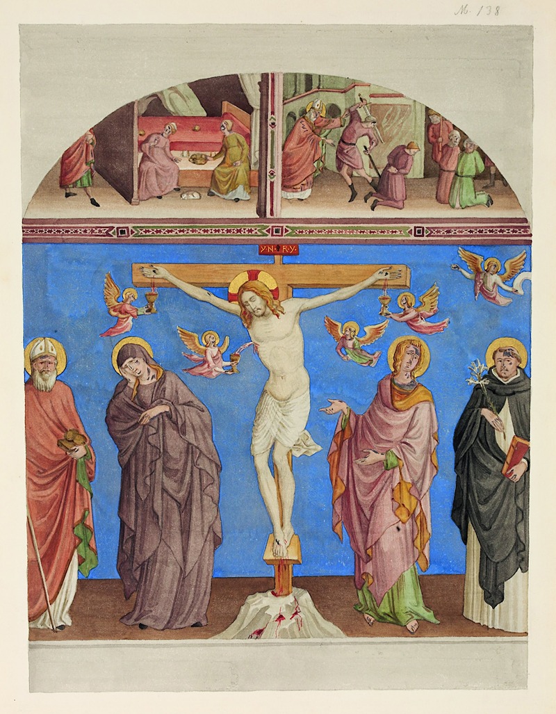 Johann Anton Ramboux - Christ on the Cross in the Church of S. Domenico in Arezzo
