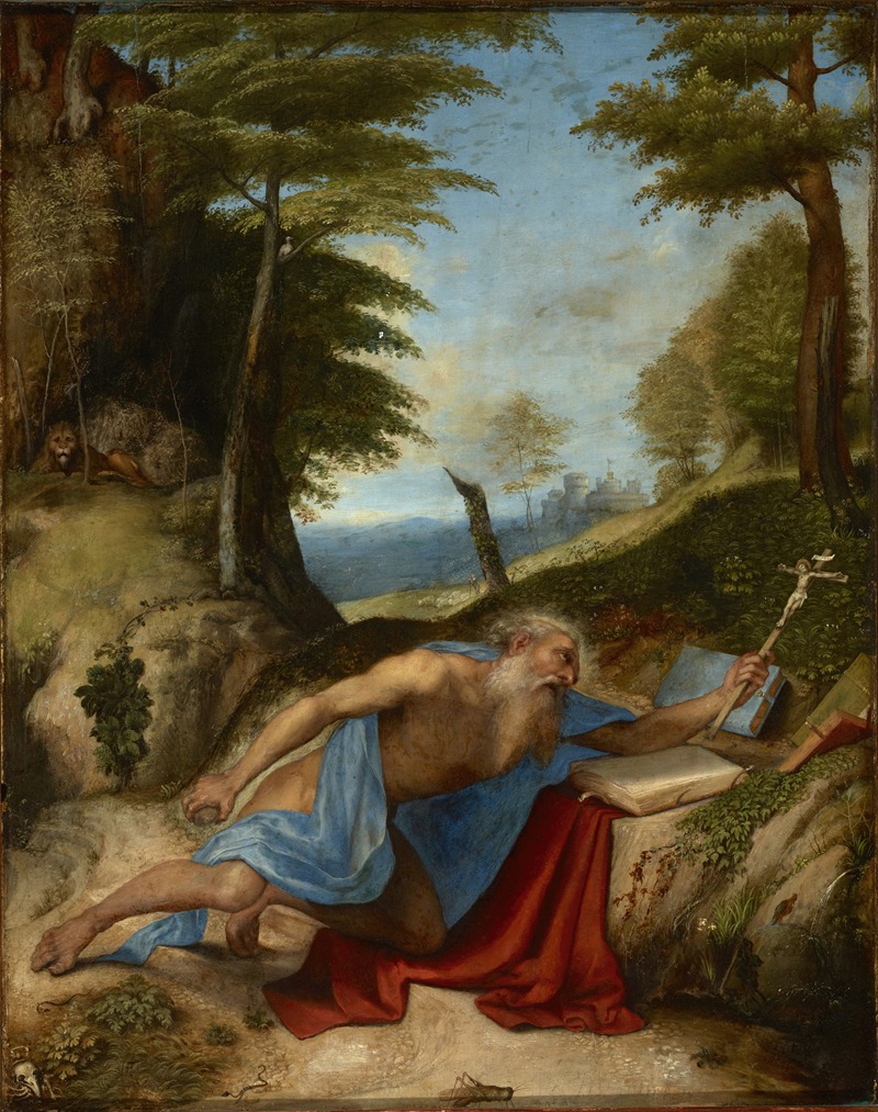 Saint Jerome Penitent by Lorenzo Lotto - Artvee