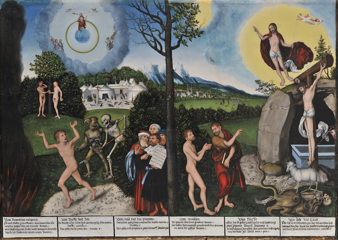 Lucas Cranach the Elder - Damnation and Redemption