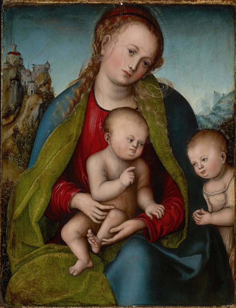 Lucas Cranach the Elder - Virgin Mary with the Child and Saint John the Baptist