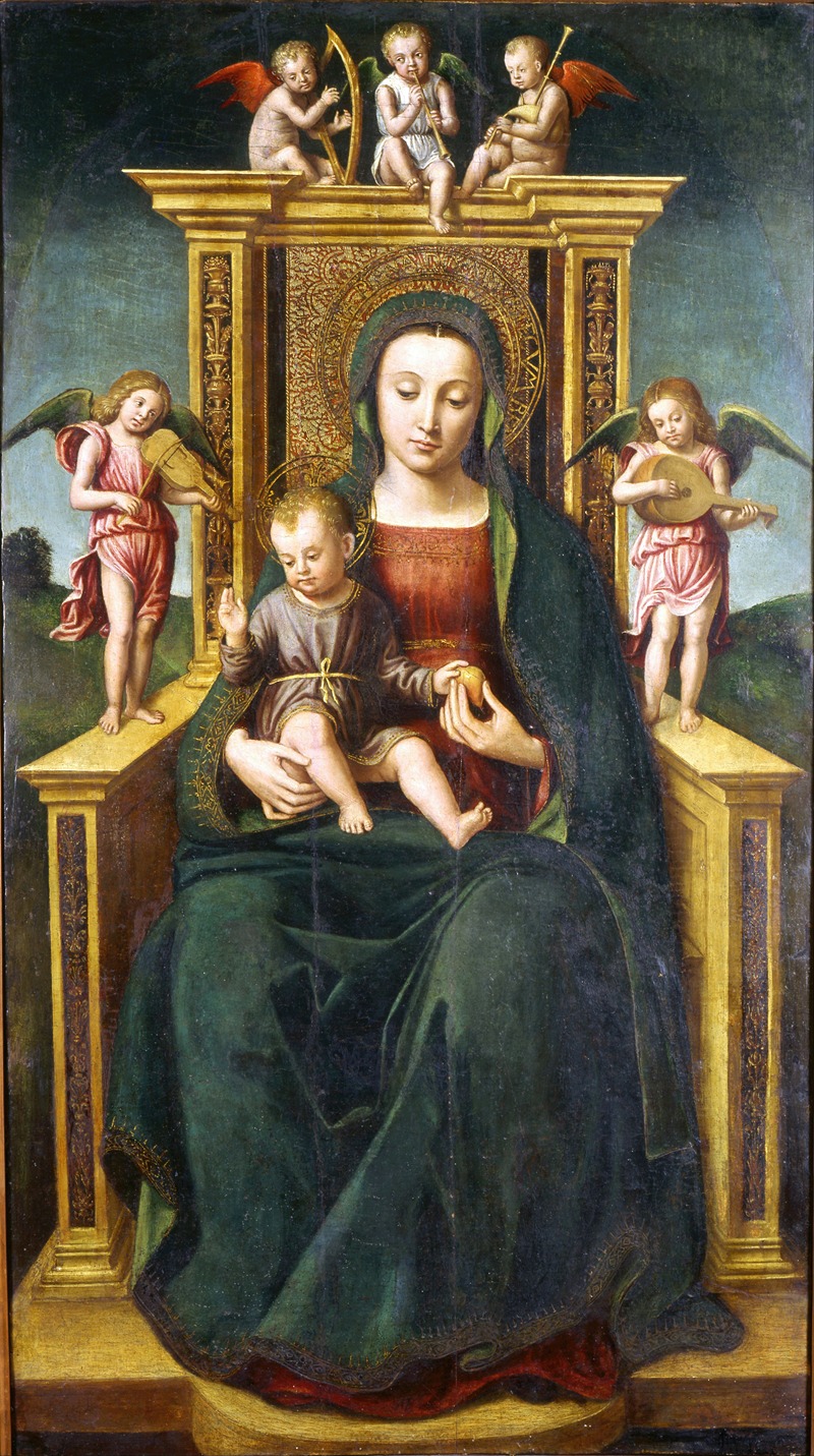 Ludovico Brea - The Virgin and Child Enthroned