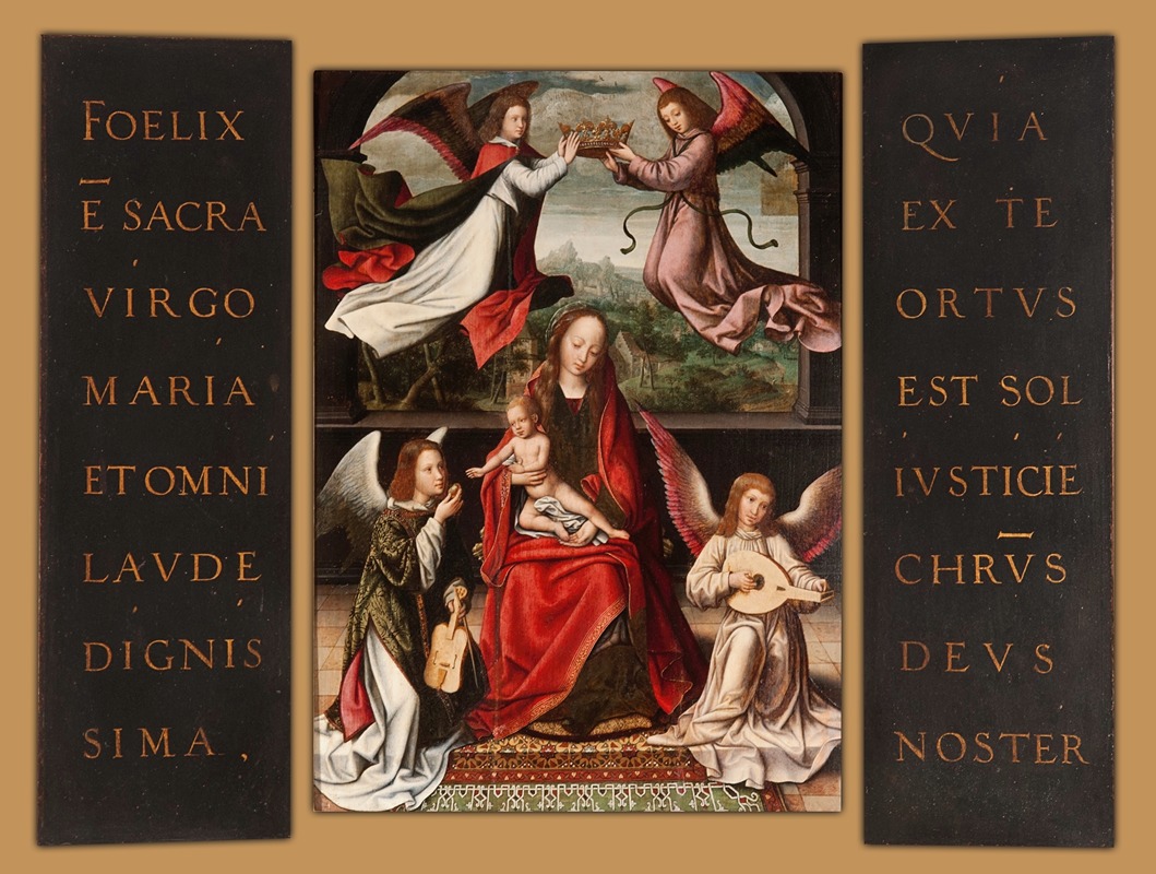 Marcellus Coffermans - Triptych of the Coronation of the Virgin