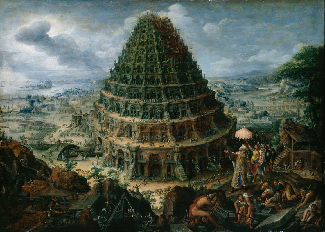Marten Van Valckenborch - The Tower of Babel