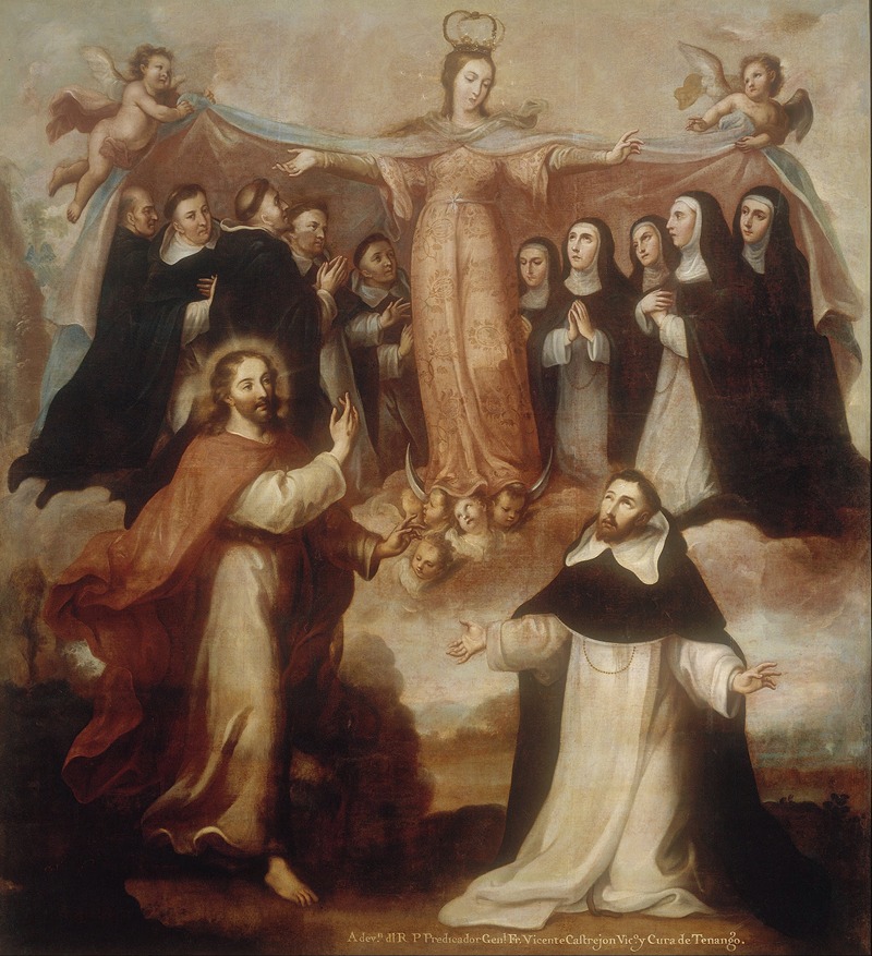 Miguel Cabrera - Allegory of the Virgin Patroness of the Dominicans