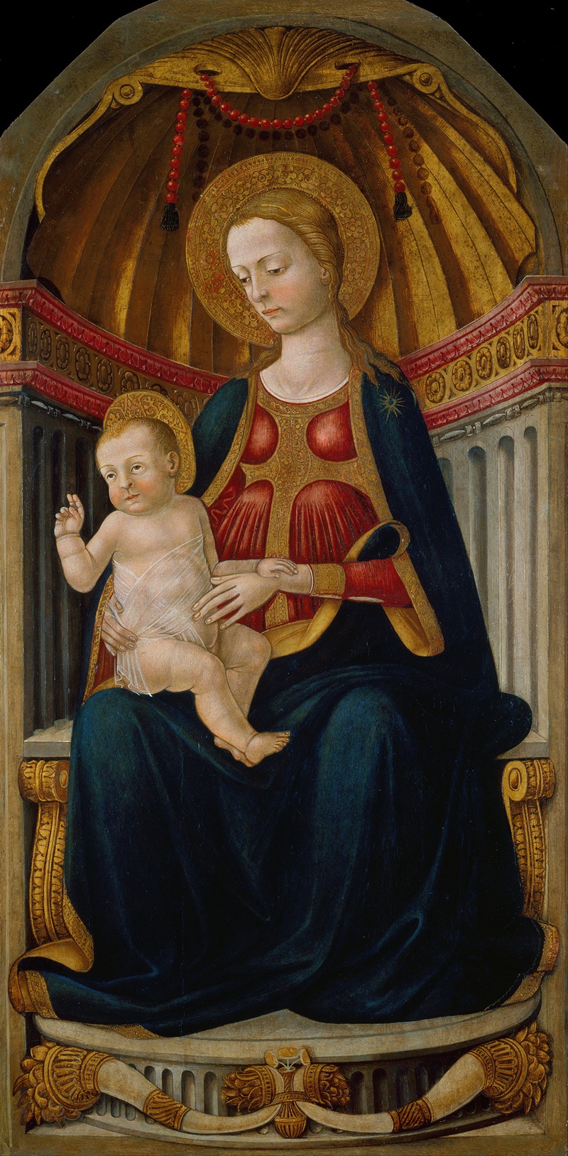 Neri di Bicci - Virgin and Child on the Throne