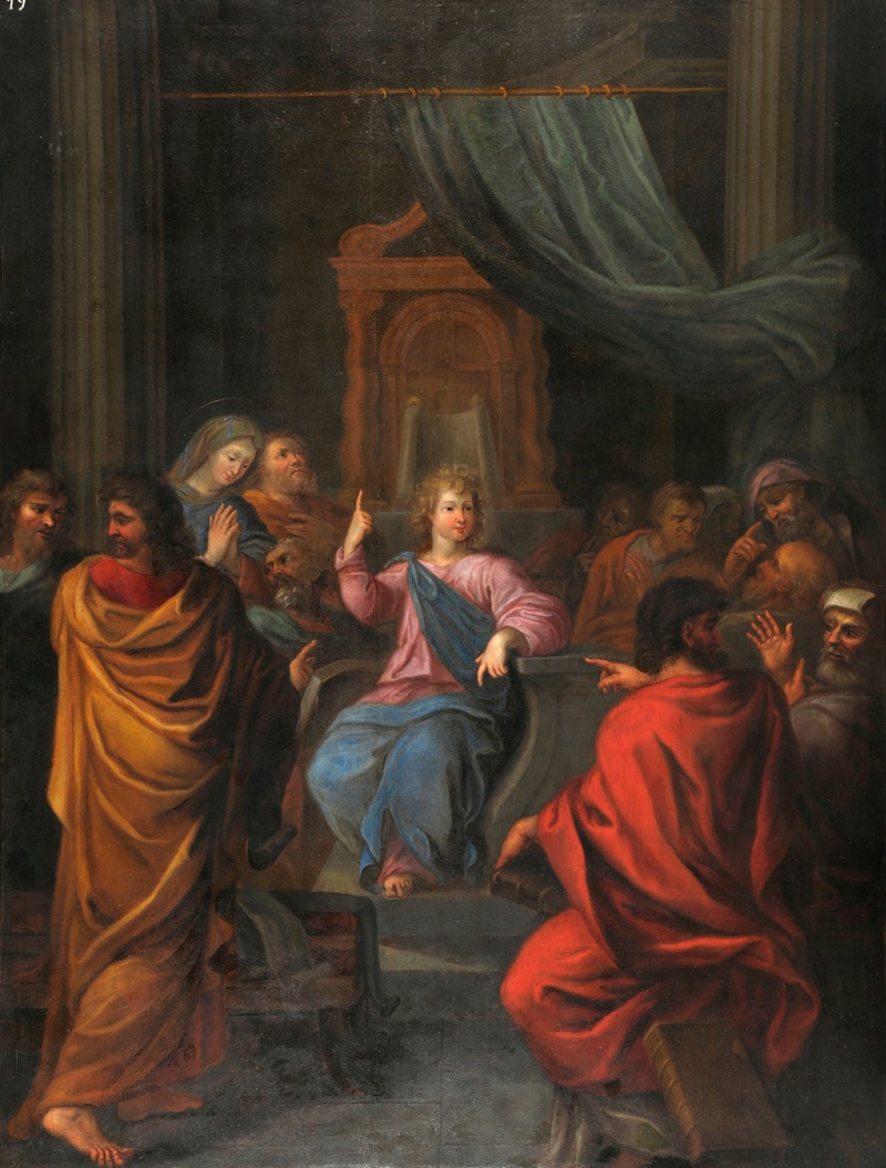 Nöel Hallé - Jésus au milieu des docteurs