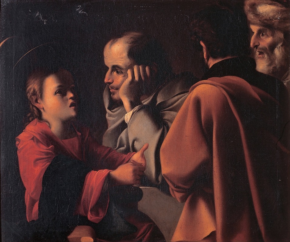 Pensionante del Saraceni - Christ among the doctors