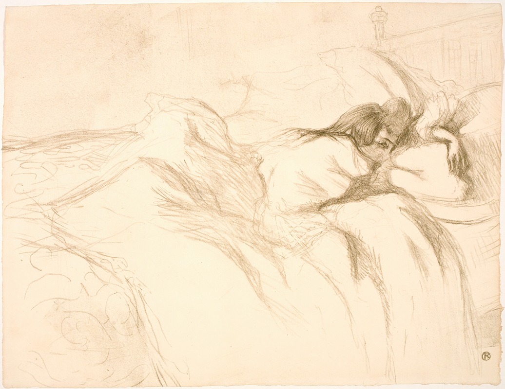 Henri de Toulouse-Lautrec - Femme Couchée, Réveil