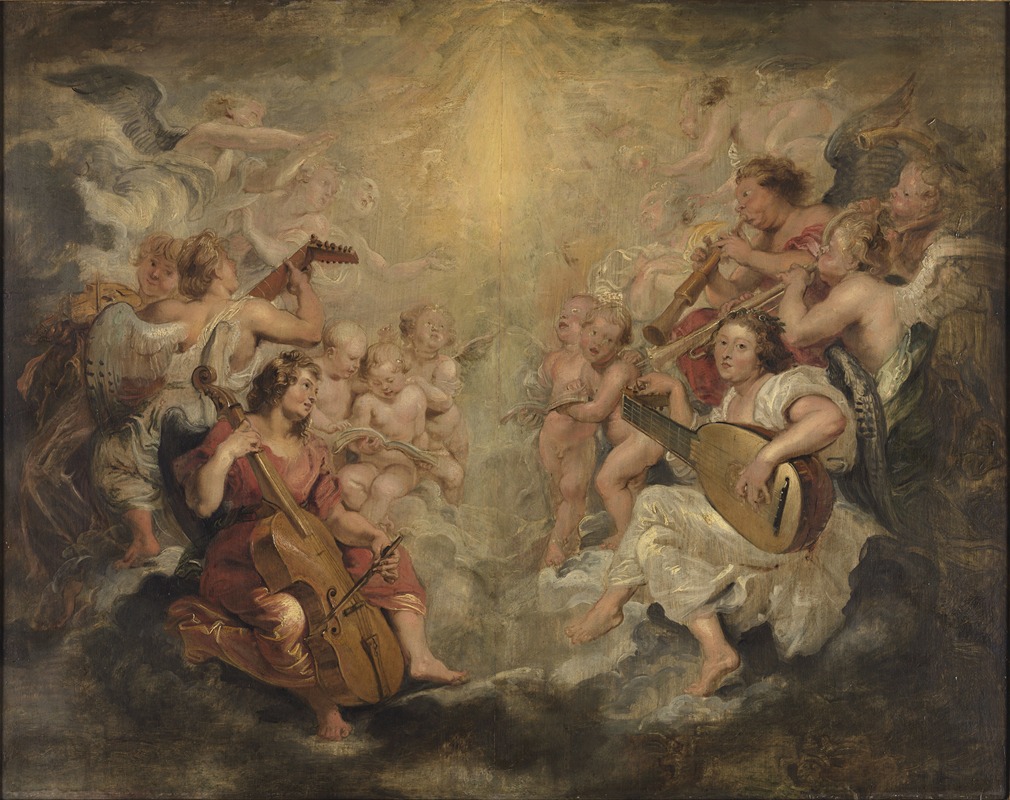 Peter Paul Rubens - Music making angels