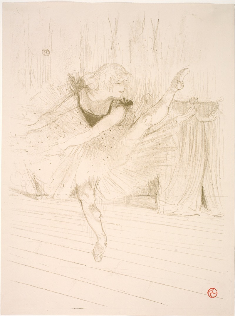 Henri de Toulouse-Lautrec - Miss Ida Heath, Danseuse Anglaise