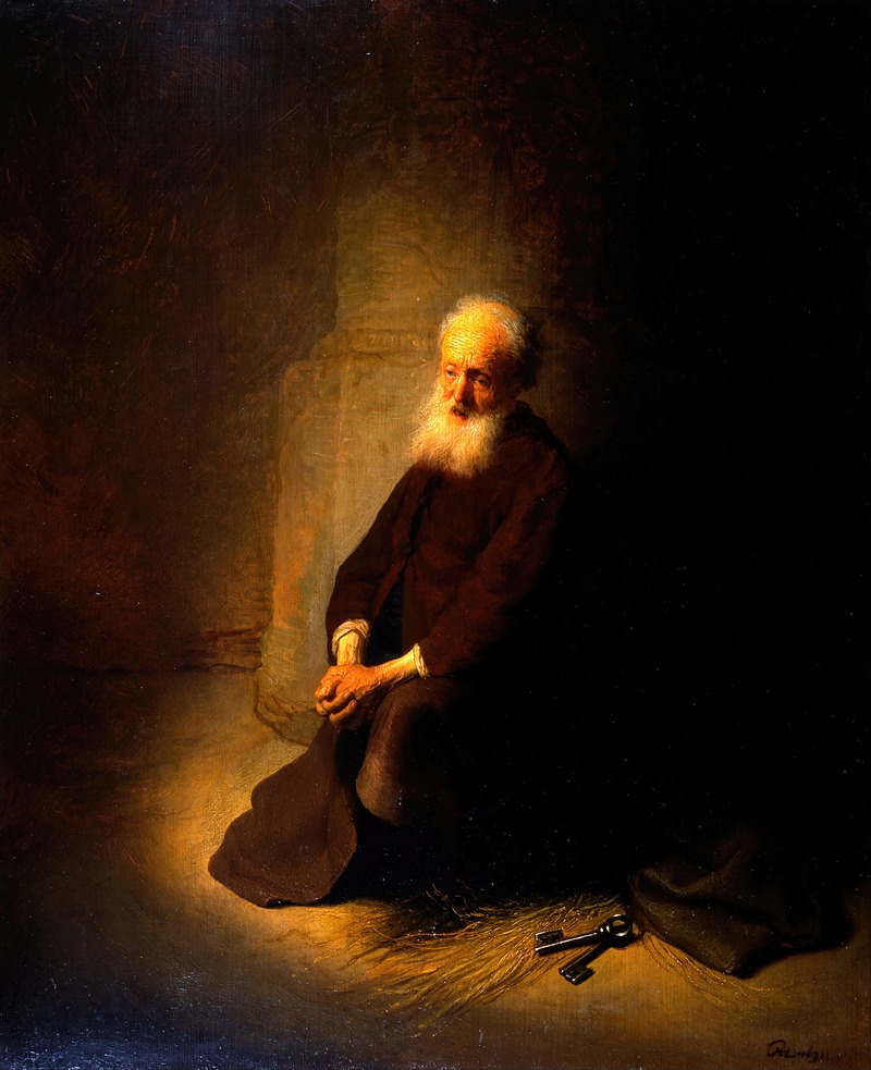 Rembrandt van Rijn - St. Peter in Prison
