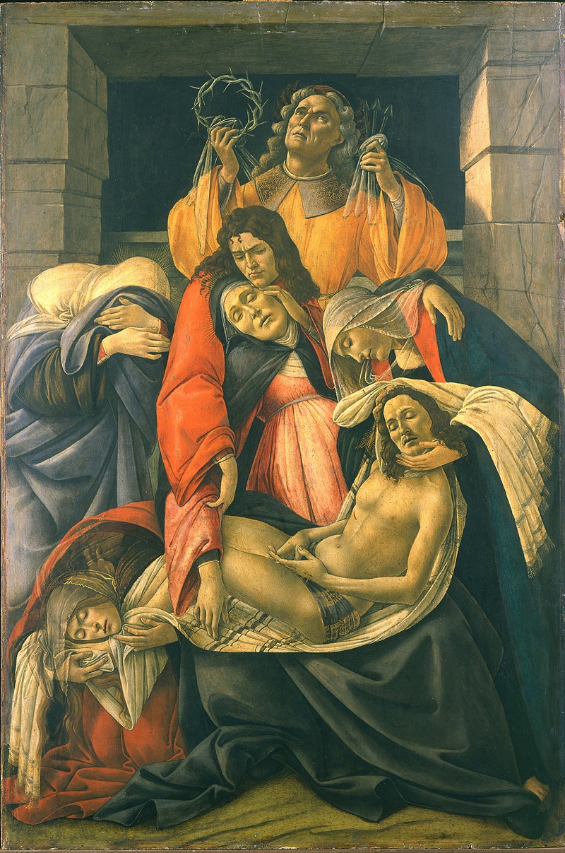 Sandro Botticelli - The Lamentation over the Dead Christ