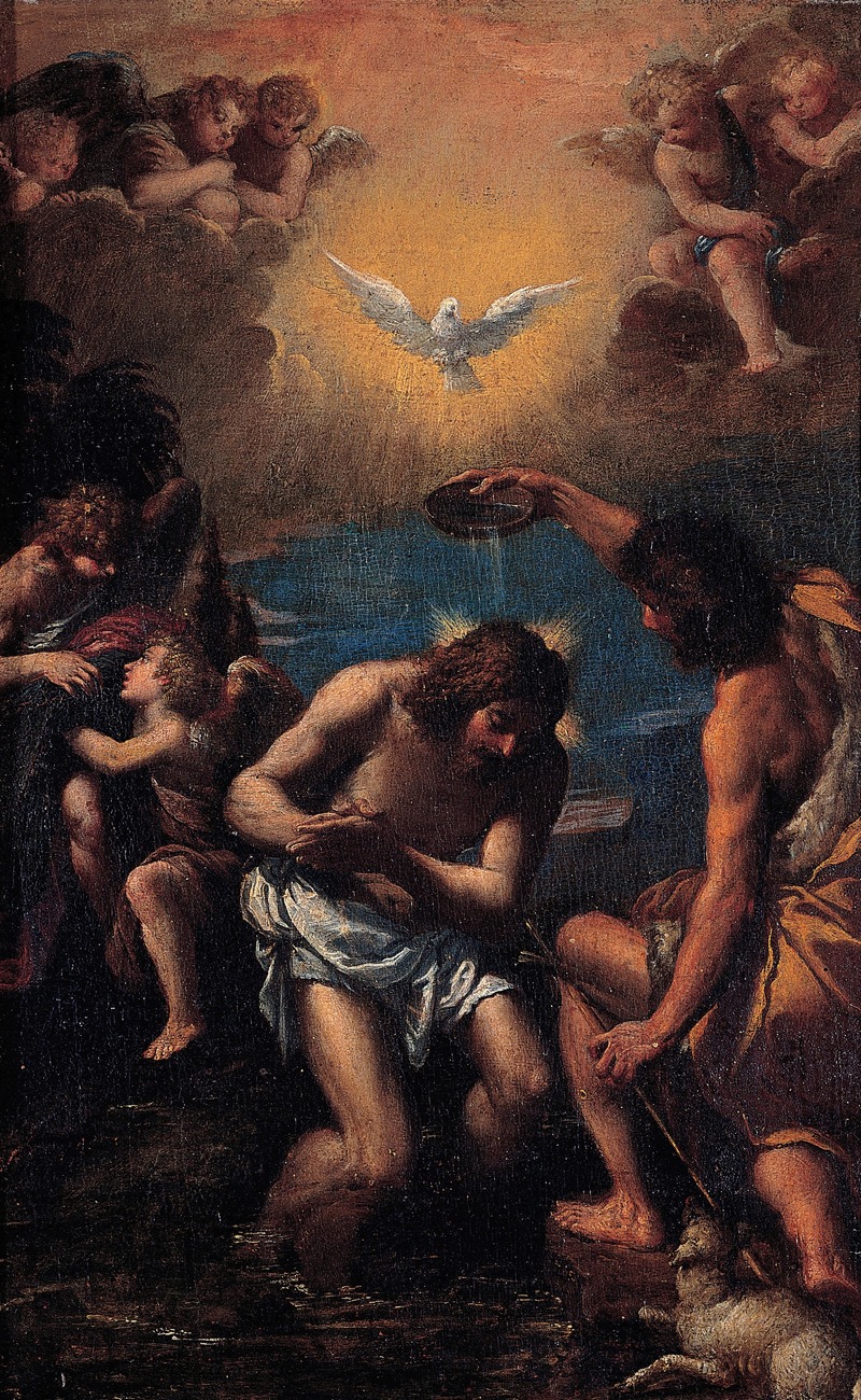Scarsellino - Baptism of Christ