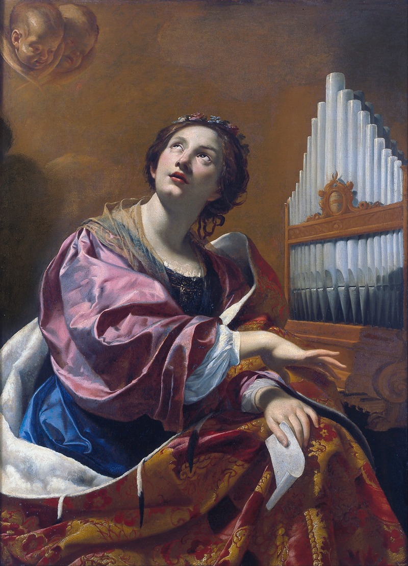 Simon Vouet - Saint Cecilia