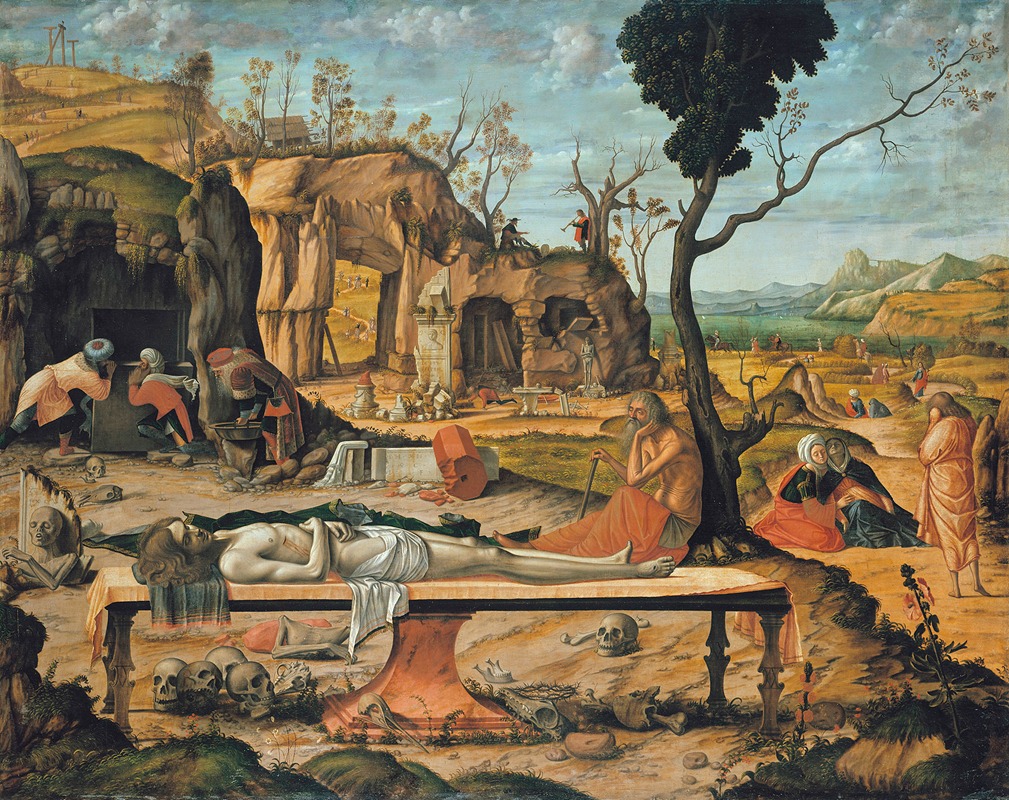 Vittore Carpaccio - Preparation of Christ’s Tomb