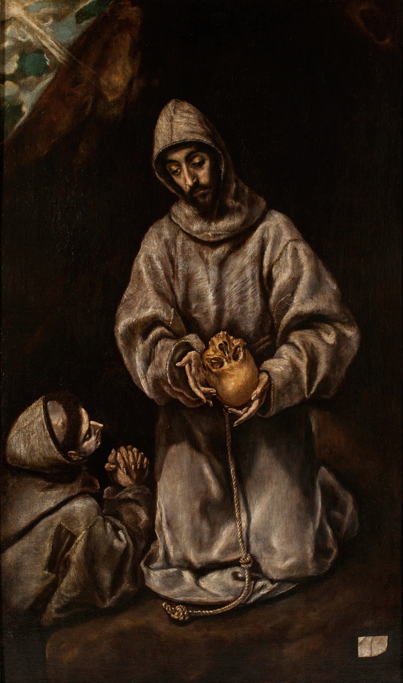 Workshop of El Greco - St Francis and Brother Rufus