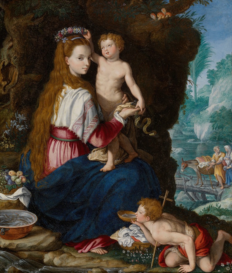 Alessandro Allori - Madonna with the Infant Saint John the Baptist