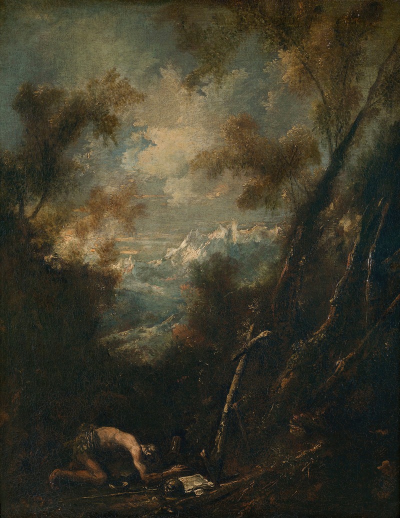 Alessandro Magnasco - Saint Jerome in a Landscape