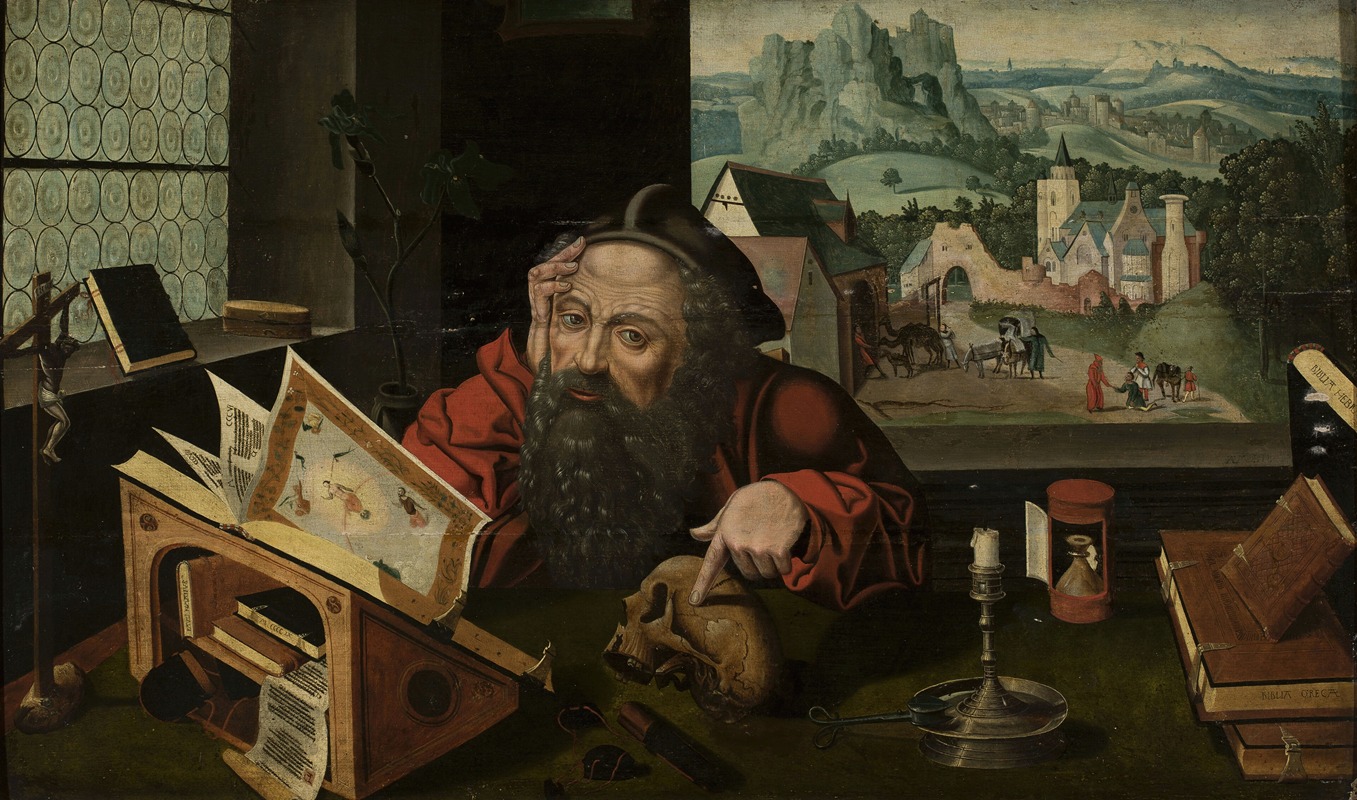 Amant Molet - Saint Jerome in his study