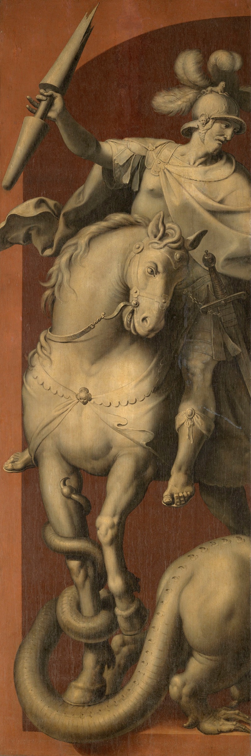 Ambrosius Francken I - Saint George on Horseback