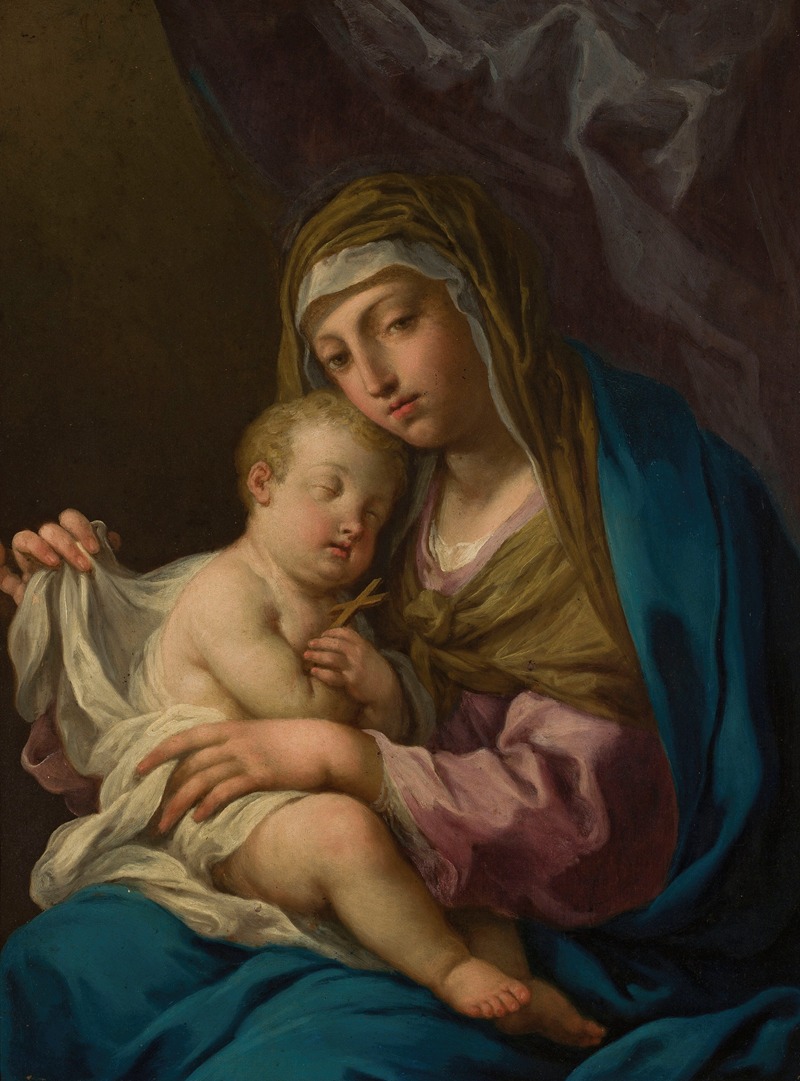 Angelo Trevisani - Madonna with sleeping Child Jesus