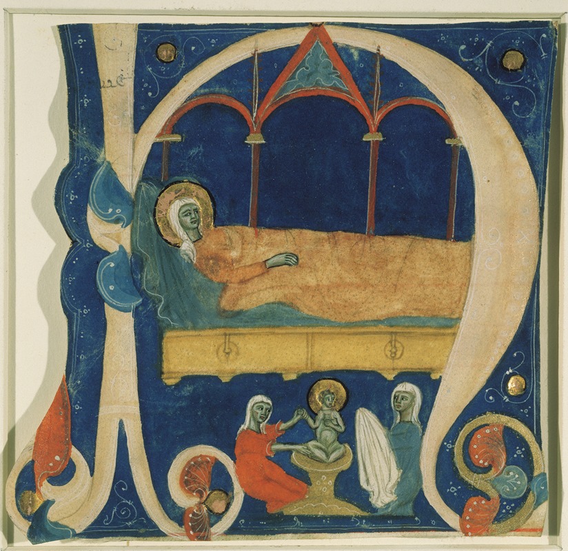 Anonymous - The Birth of the Infant Christ and Mary Lying on a Bed