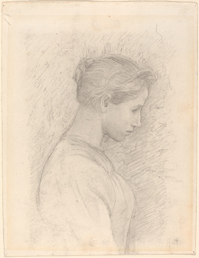 Henry Tonks - A Young Woman in Profile