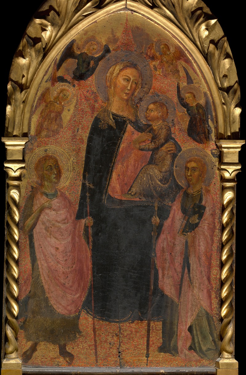 Anonymous - Madonna with Angels and Saints