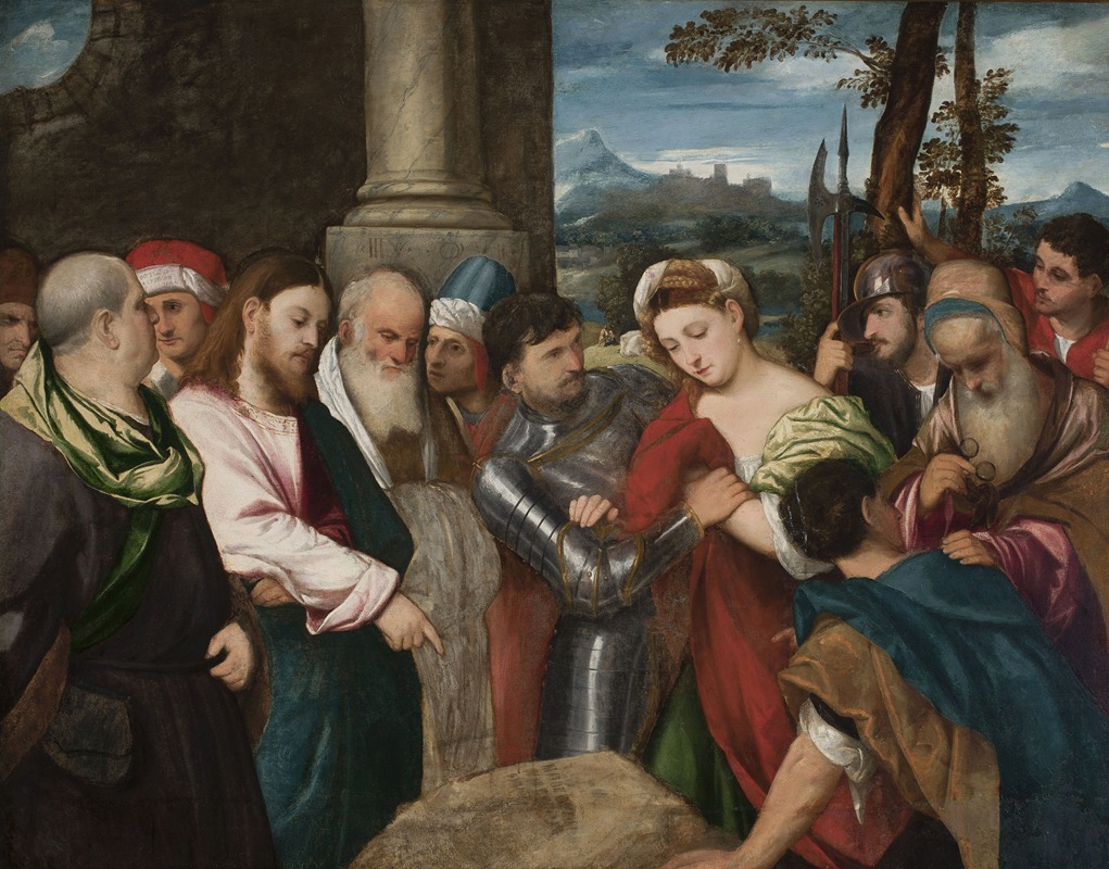 Bonifacio Veronese - Christ and the adulteress