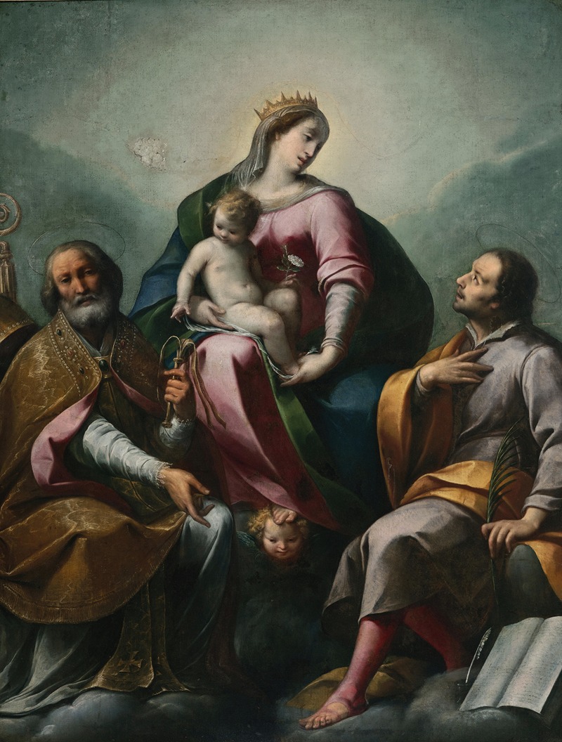 Carlo Francesco Nuvolone - Madonna and Child with Saints