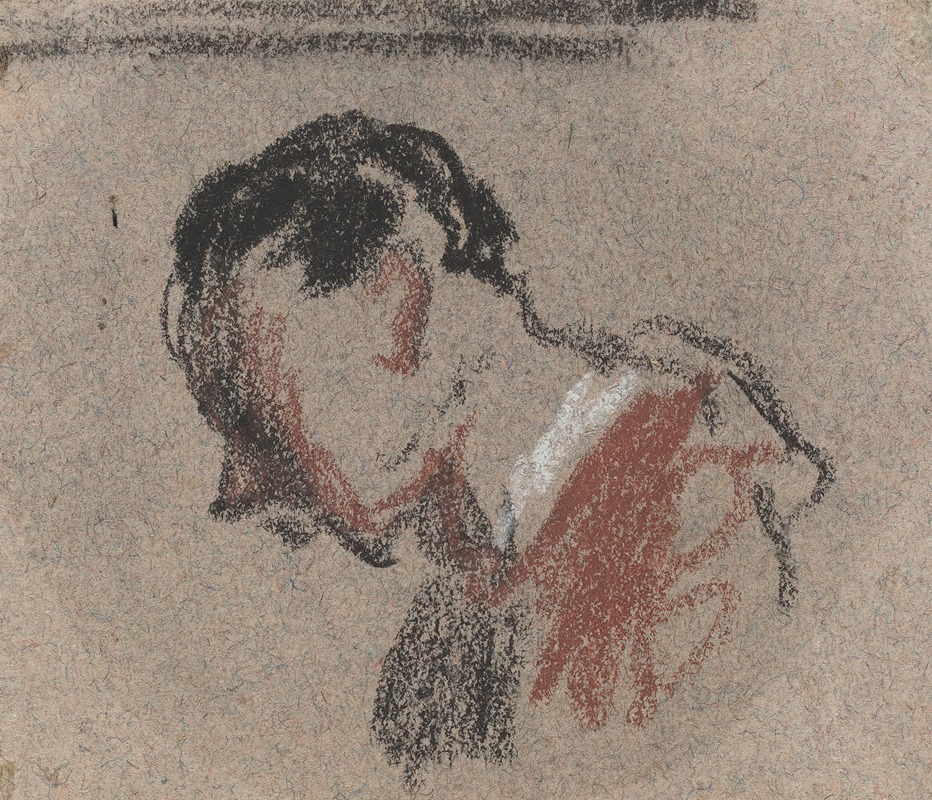 Honoré Daumier - Head of a Man II