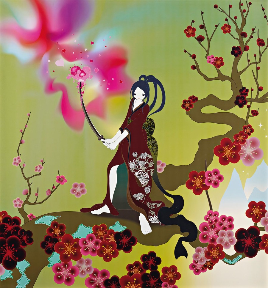 Chiho Aoshima - Japanese Apricot 3 Print - A Pink Dream