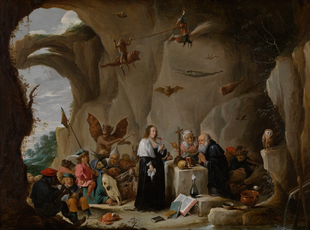 David Teniers The Younger - The Temptation of Saint Anthony the Great