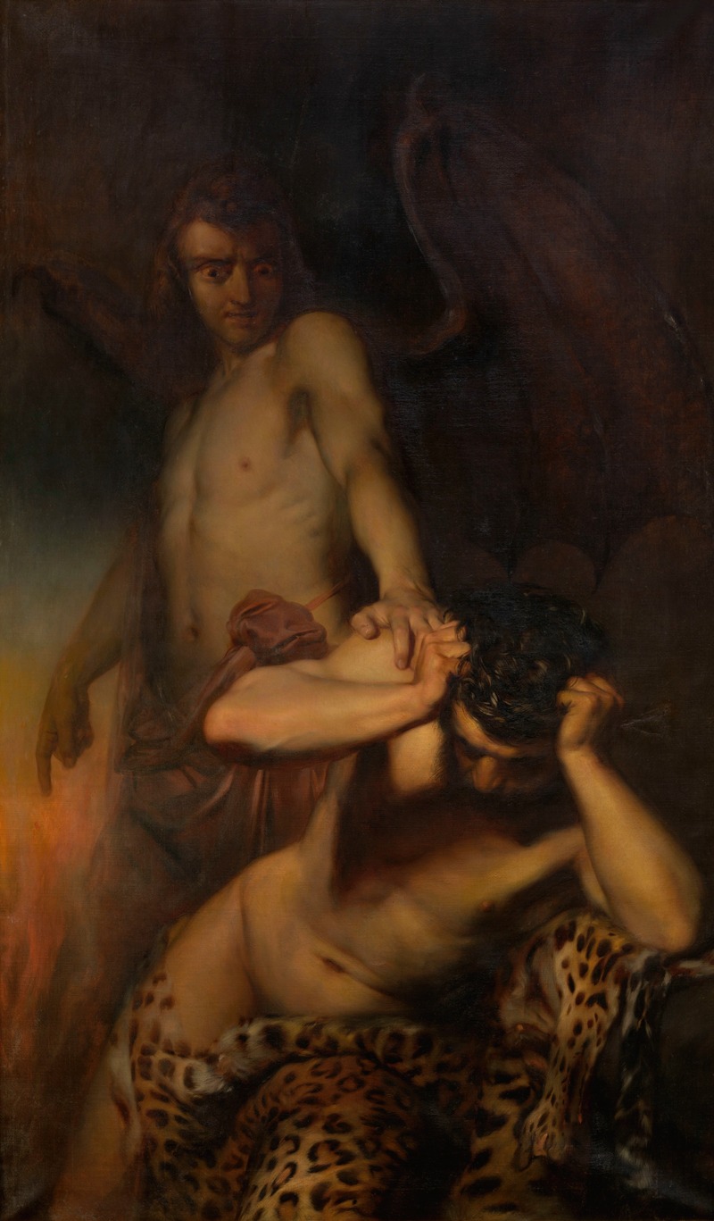 Edouard Dujardin - Cain in the Spell of Satan
