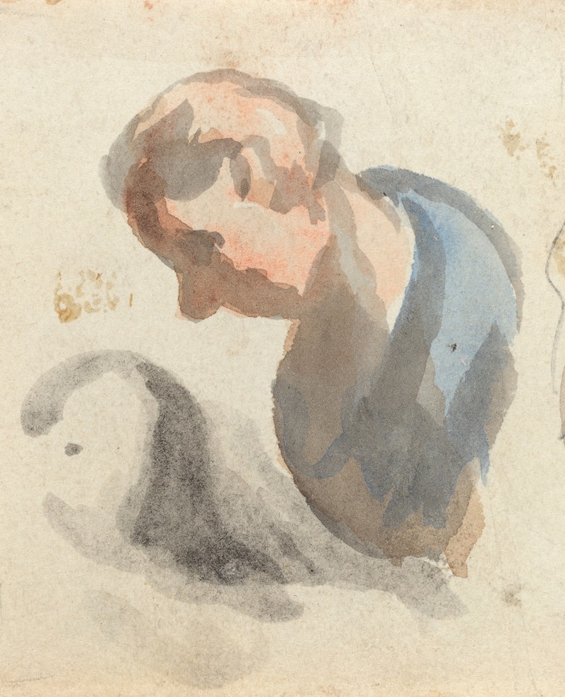 Honoré Daumier - Head of a Man VII