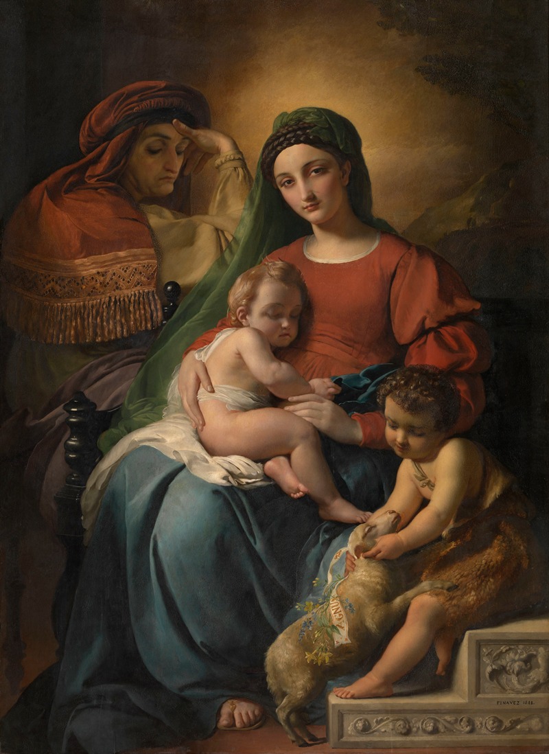 François-Joseph Navez - Holy Family with the Infant Saint John the Baptist