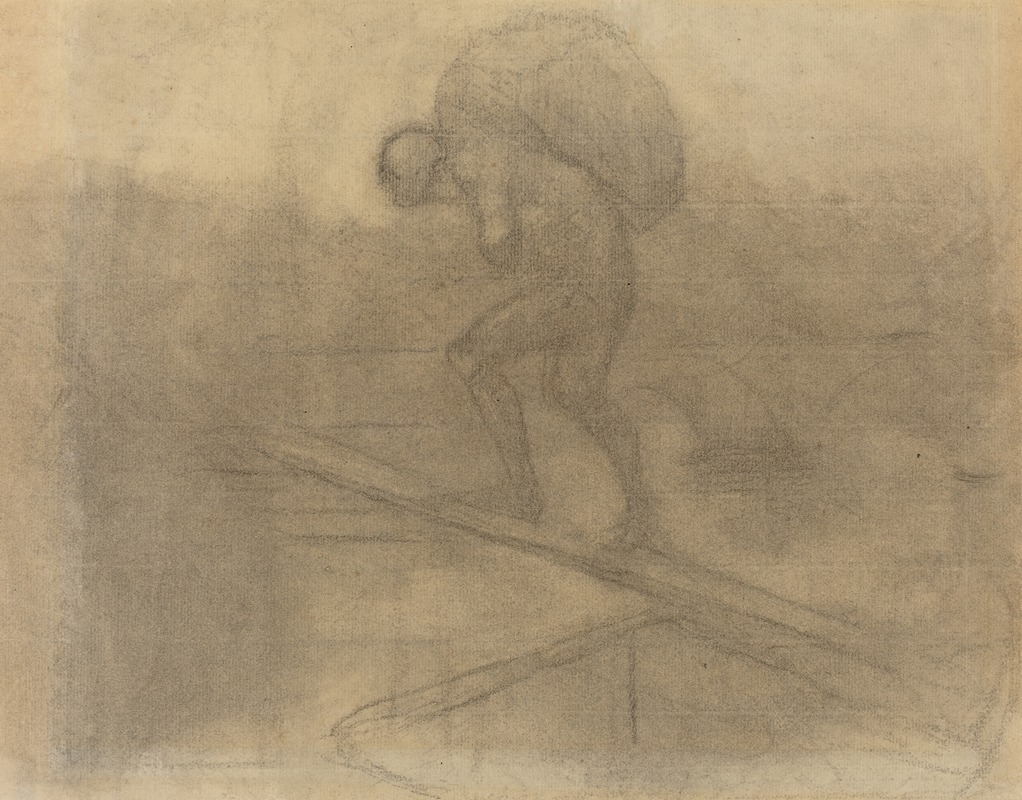 Honoré Daumier - Man Carrying a Sack