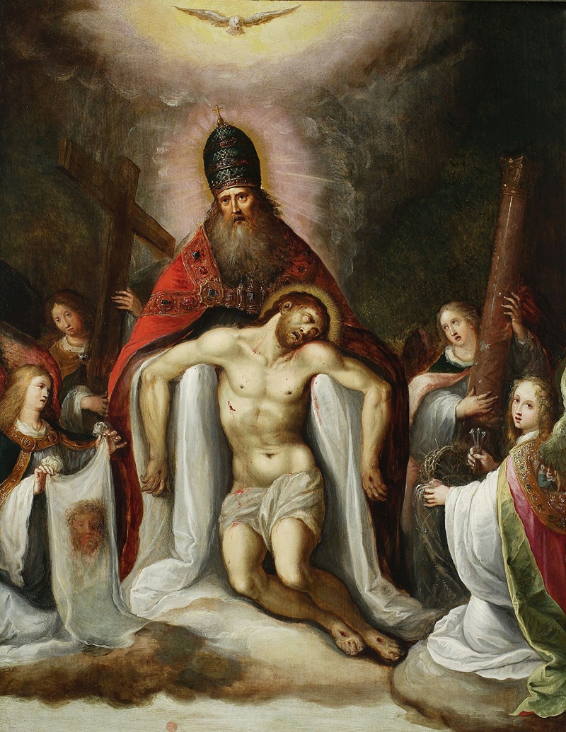Frans Francken the Younger - Holy Trinity (Throne of Grace)