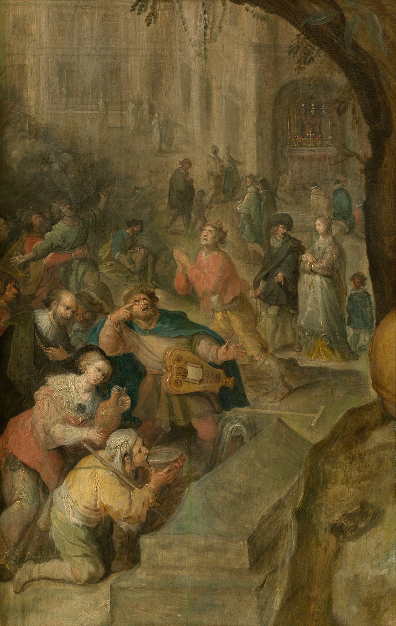 Frans Francken the Younger - Miraculous Events at the Grave of Saint Bruno the Carthuisian