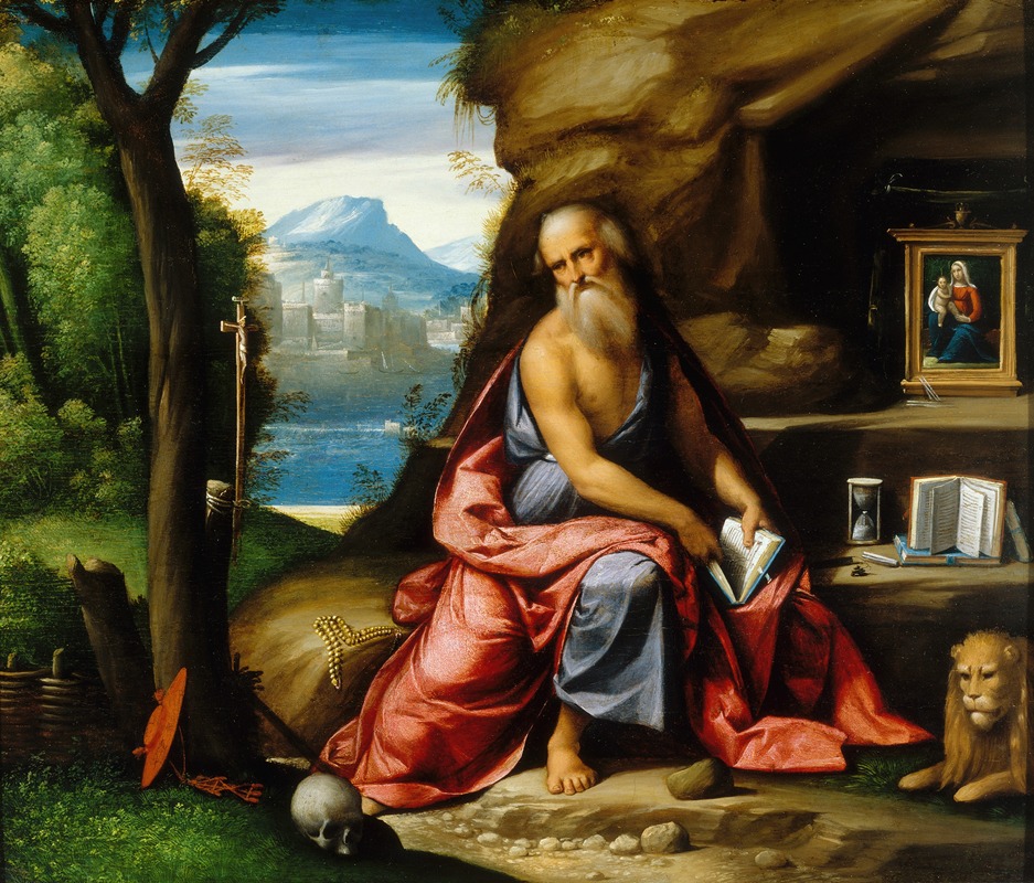 Benvenuto Tisi - Meditation of Saint Jerome