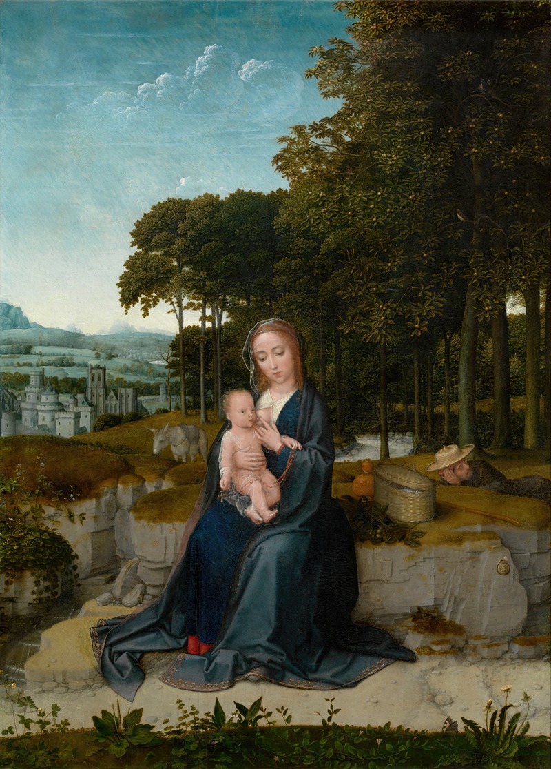 Gerard David - The Rest on the Flight into Egypt