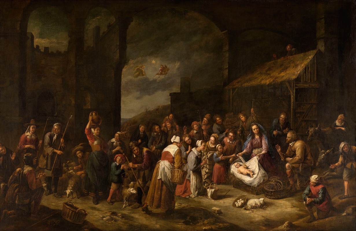 Gillis van Tilborgh - The Adoration of the Shepherds
