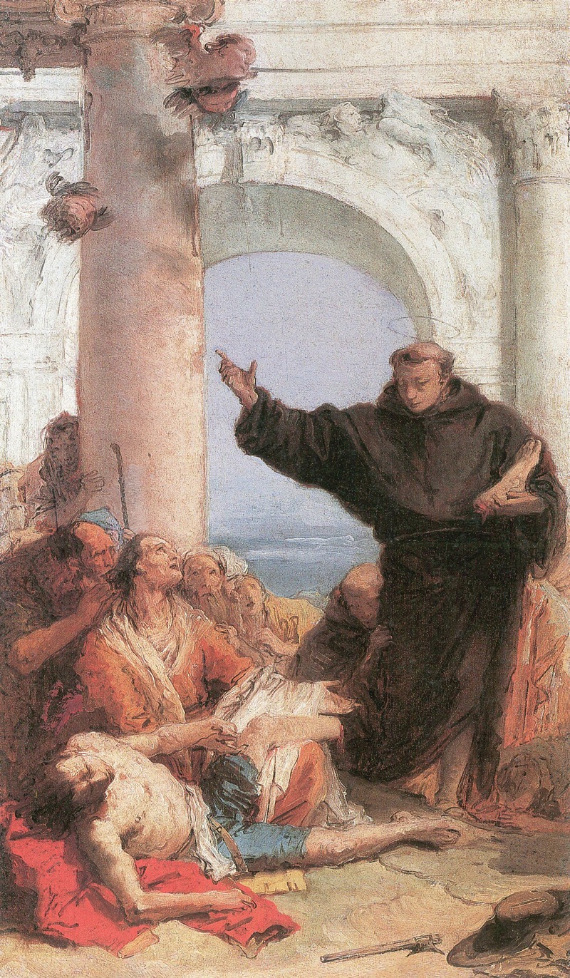 Giovanni Battista Tiepolo - Die Wunderheilung des zornigen Sohnes