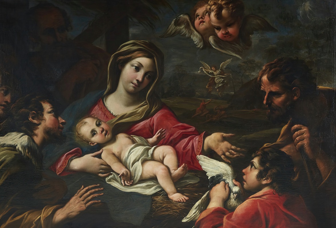 Girolamo Troppa - The Adoration of the Shepherds