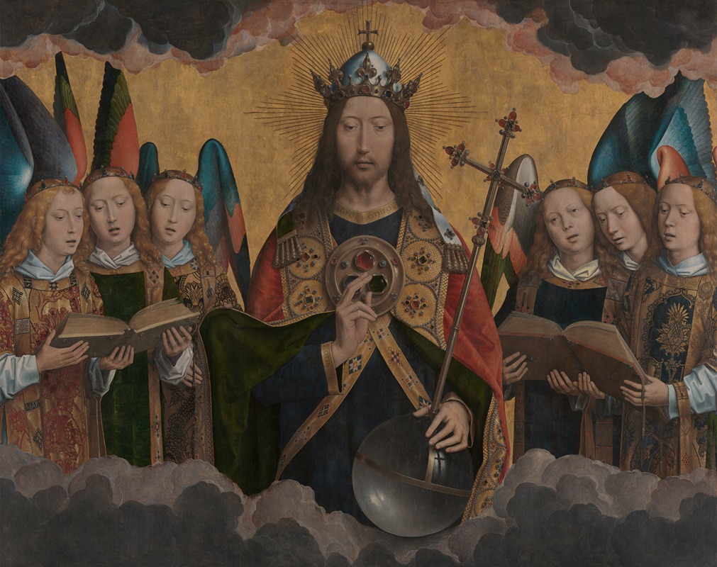 Hans Memling - God the Father with Singing Angels