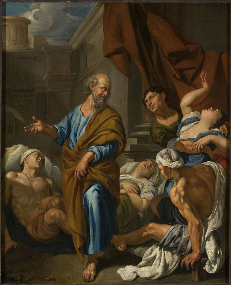 Jacob Toorenvliet - St. Peter healing the sick